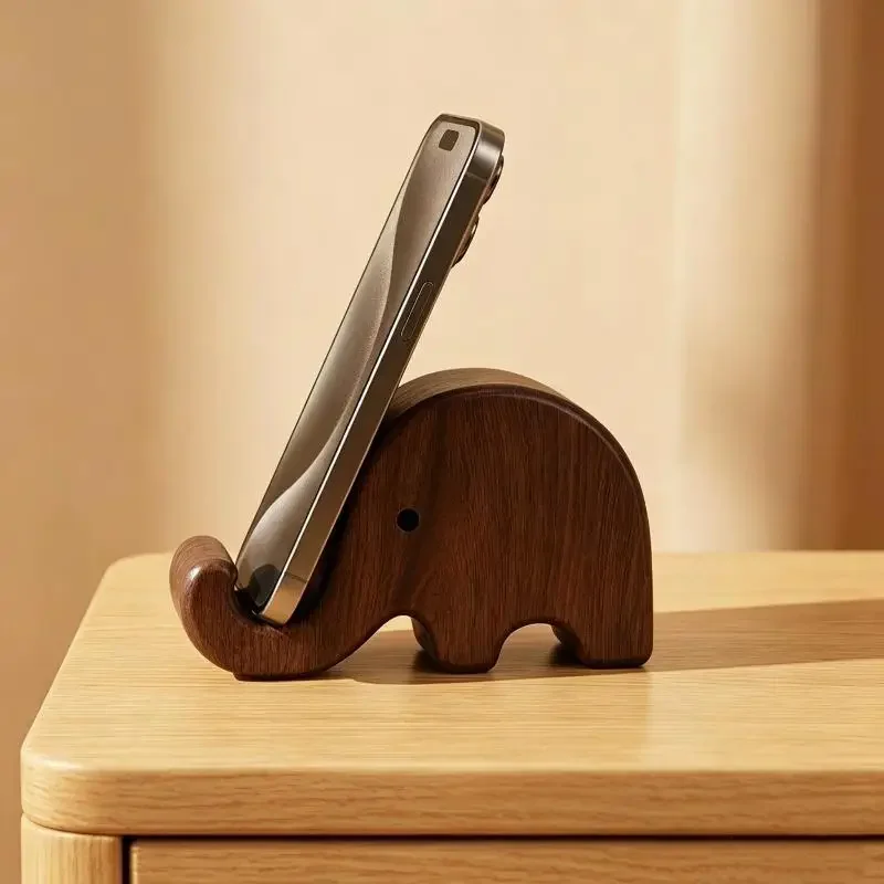 Office Furniture Brands - Suporte de Telefone Criativo em Madeira