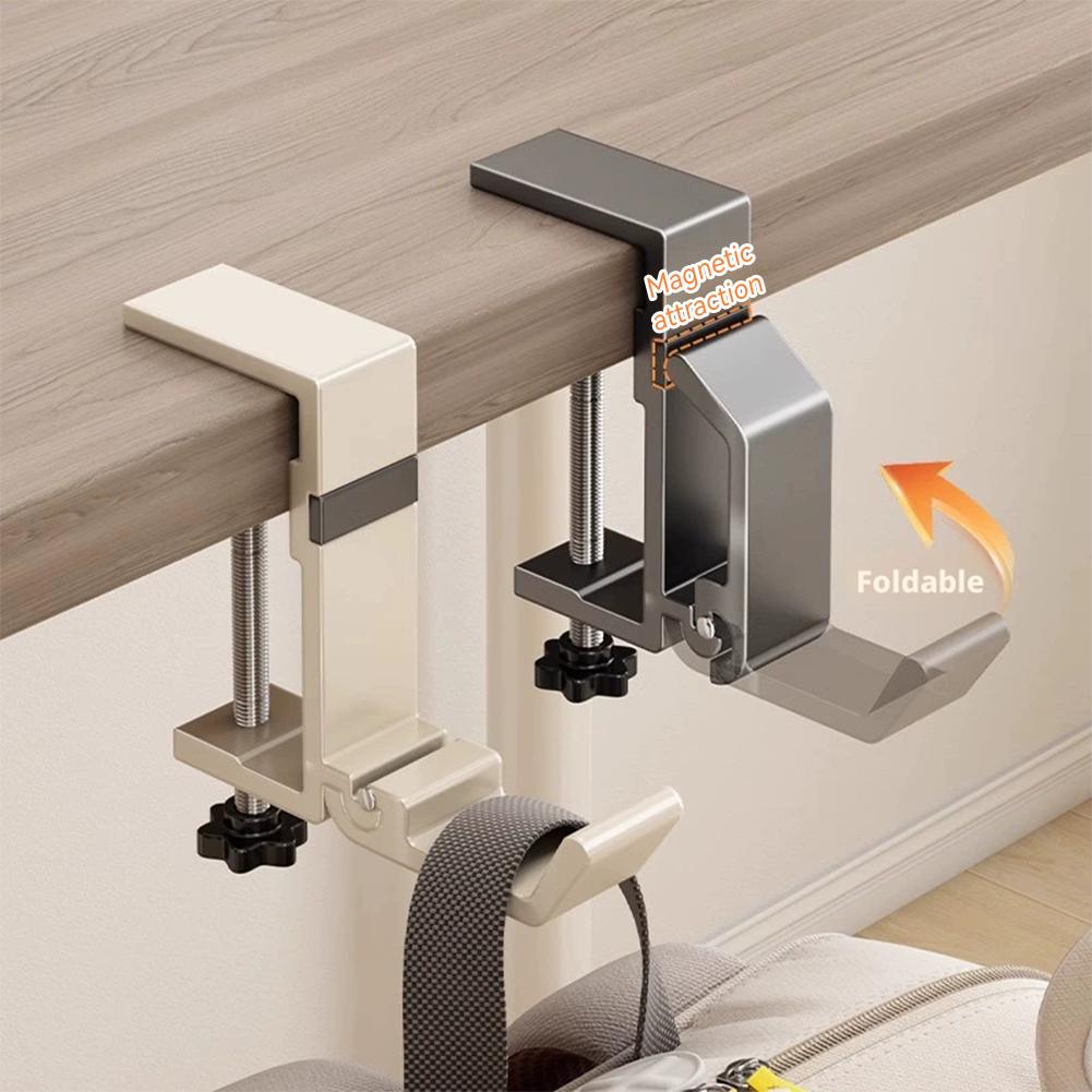 Office Furniture Brands - Gancho de Mesa Dobrável Sem Furos,