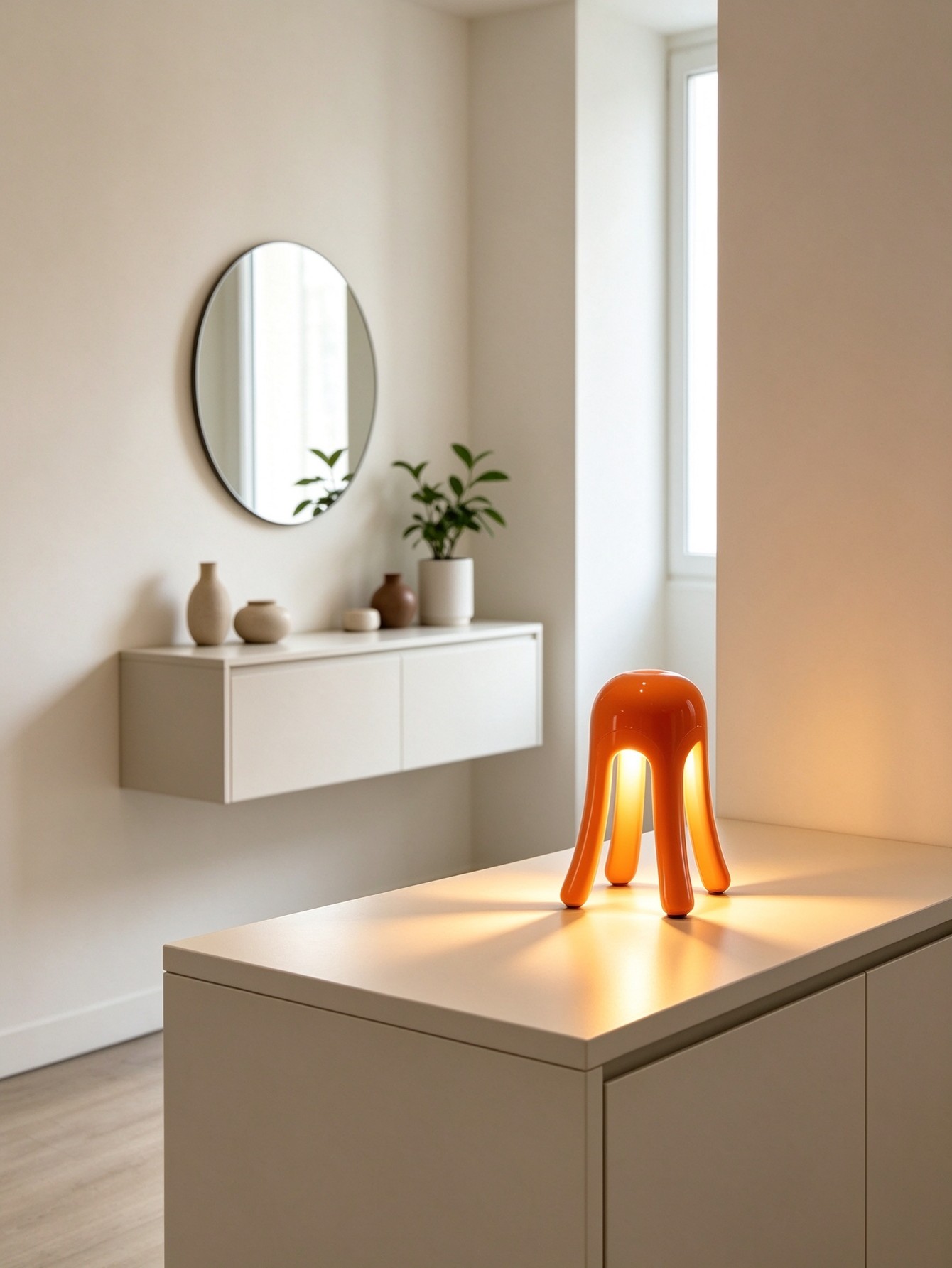 Desk Lamp - Tamanho compacto e base estável, ideal