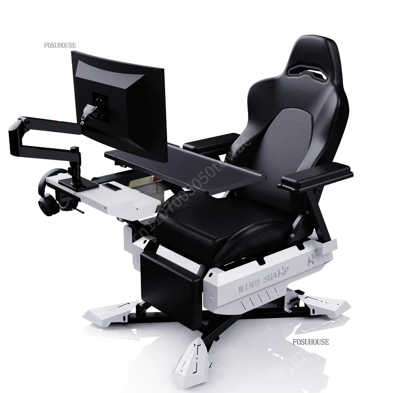 Estação de Jogos Reclinável, C - Monitor Stand avaliação e preço
