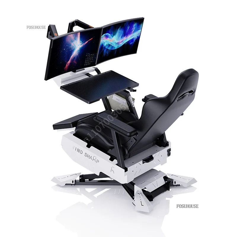 Estação de Jogos Reclinável, C - Monitor Stand avaliação e preço