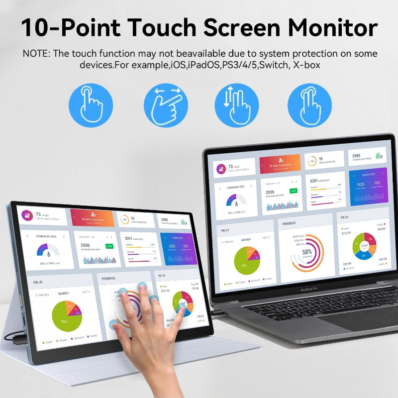 Monitor Portátil Touchscreen O - Monitor Stand avaliação e preço