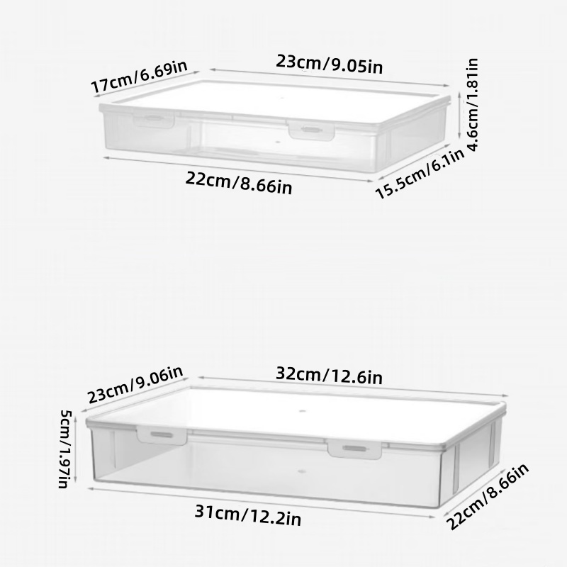 1 unidade/caixa transparente p - File Cabinet avaliação e preço