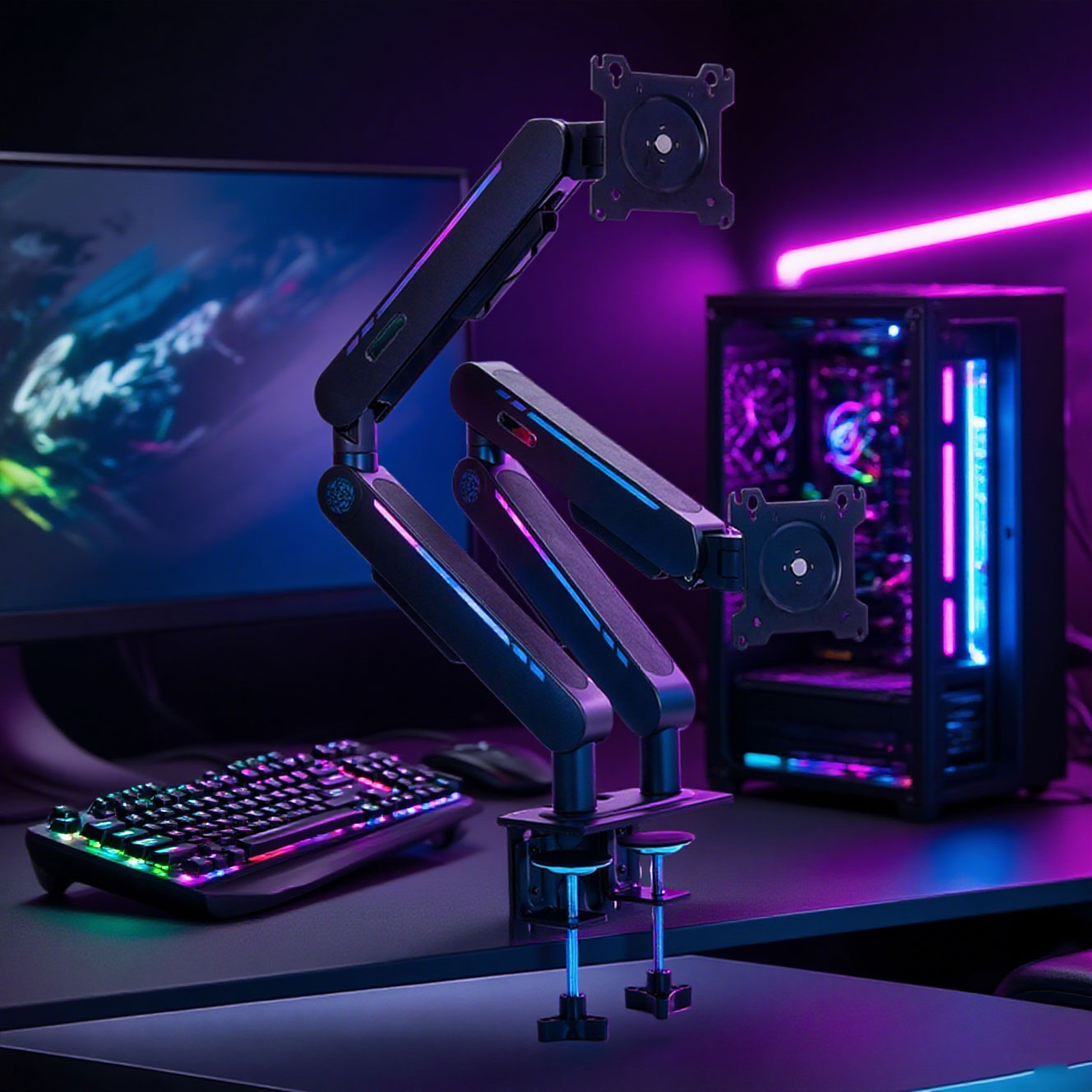 Suporte de Mesa com Mola a Gás - Monitor Stand avaliação e preço