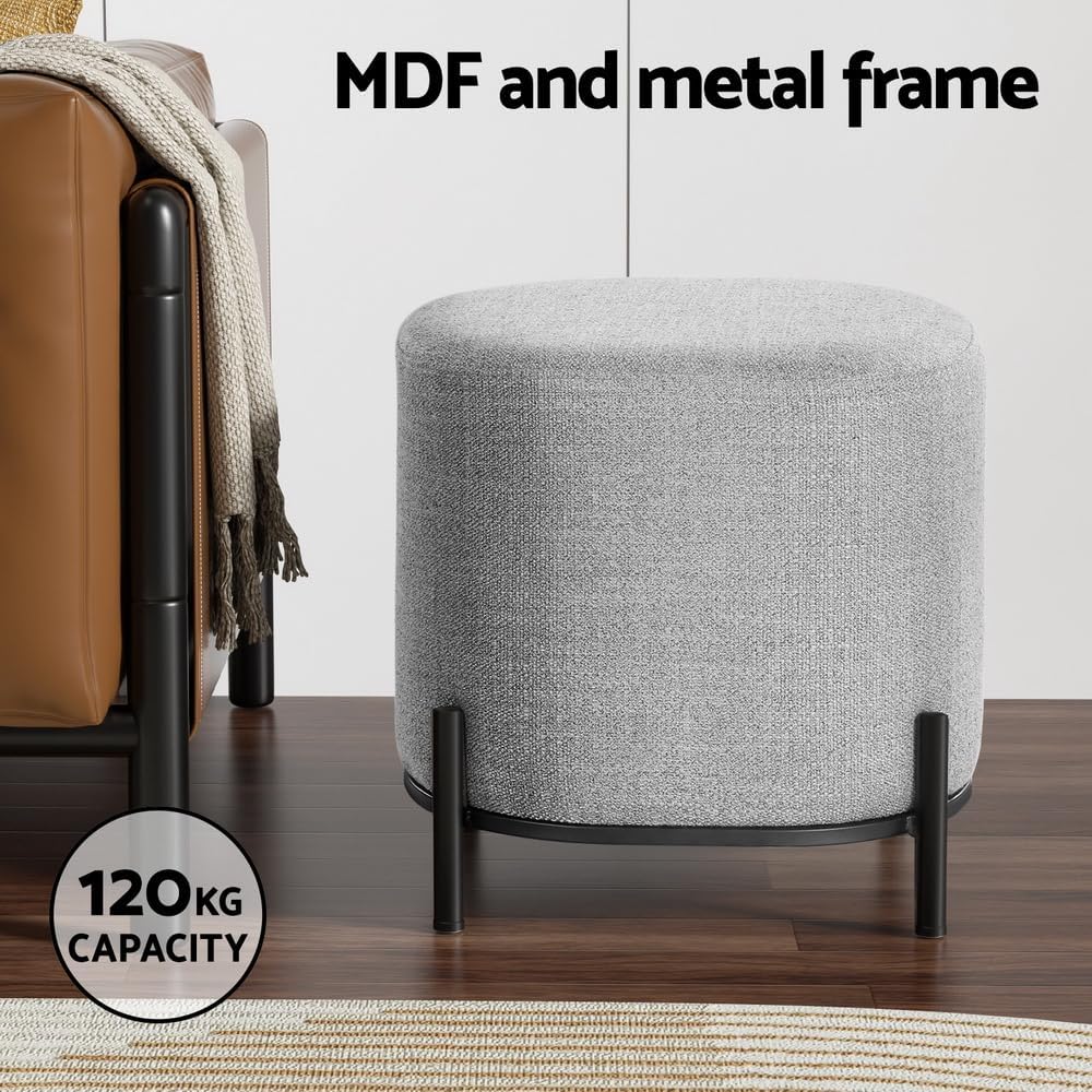 **/otoman, banquinho redondo p - Office Stool avaliação e preço