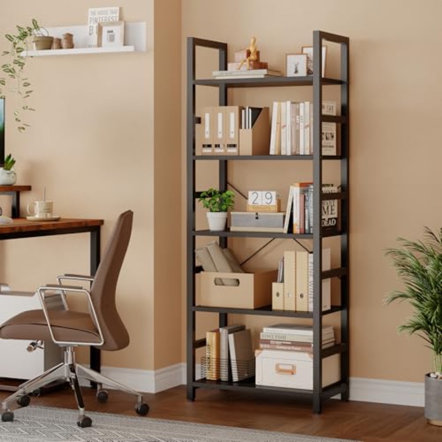 Estante de Livros de 5 Níveis, - Bookshelf avaliação e preço