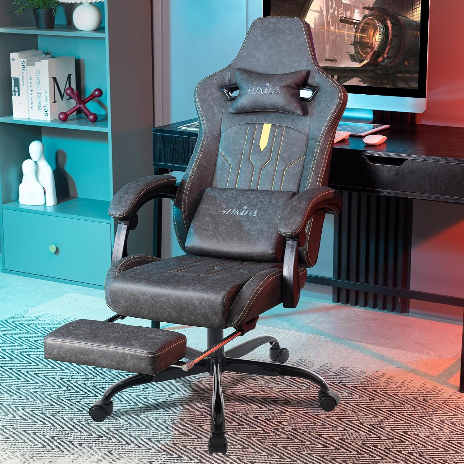 Cadeira de jogos com apoio par - Office Chair Cushion avaliação e preço