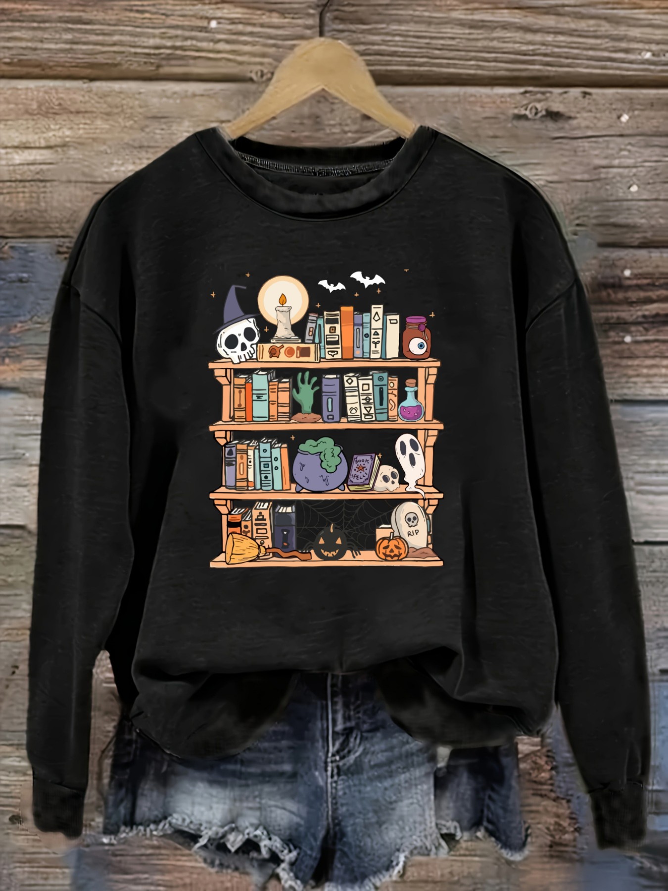Camiseta Feminina Casual de Ma - Bookshelf avaliação e preço