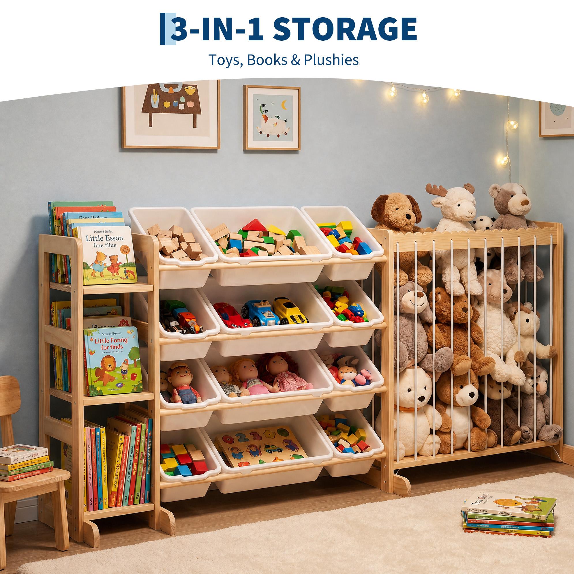 Organizador de brinquedos 3 em - Bookshelf avaliação e preço
