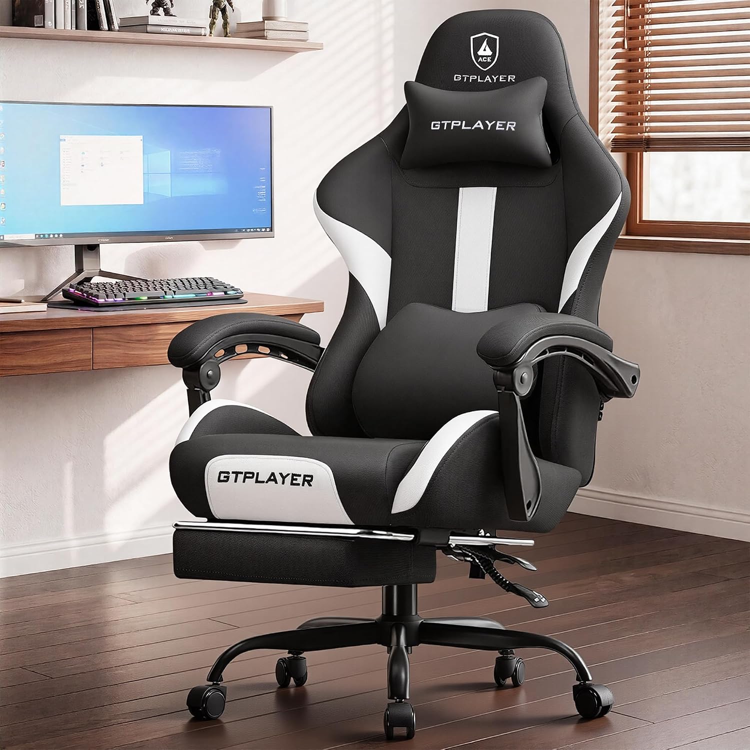 Cadeira de jogos LUCKRACER, mo - Office Chair Cushion avaliação e preço